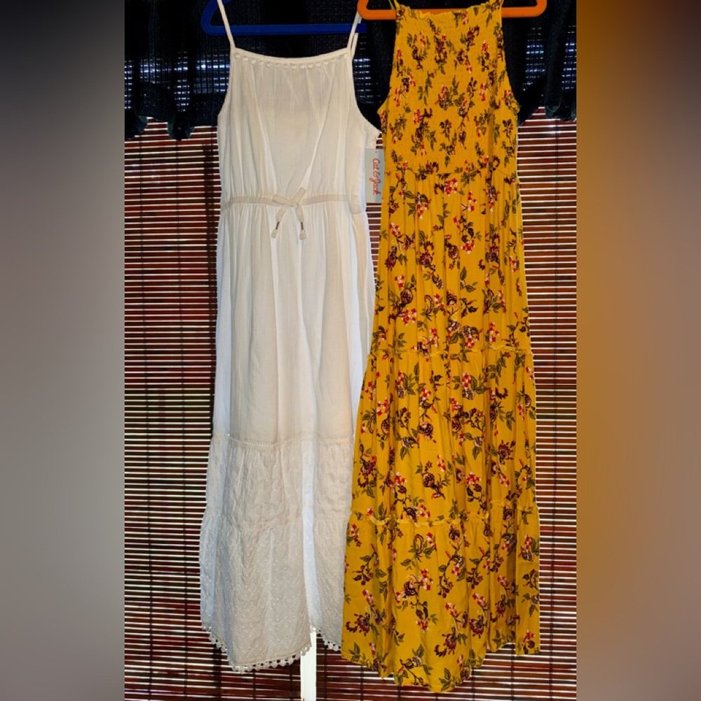 2 Girls Dresses, Size Large